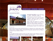 Tablet Screenshot of buffetjacaranda.com